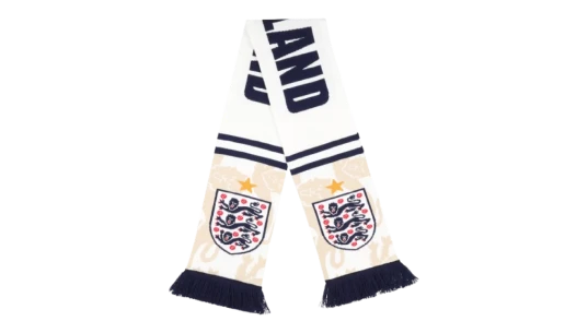 England Home Scarf - White