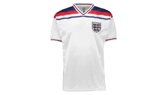 England 1982 World Cup Finals Shirt - Blue/Red/White