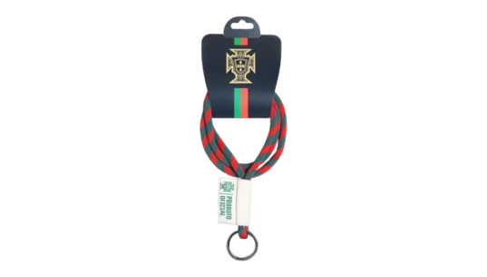 Red & Green Stripes PT Lanyard