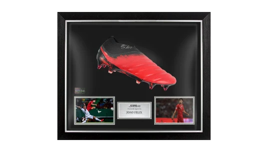 Joao Felix Signed Red Copa 20 Boot In Bubble Frame: Portugal