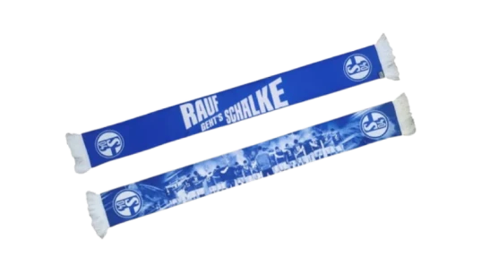 Print Scarf Promotion 2026 - White/Blue