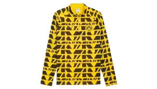 Pre-Match Quarter-Zip Top Men - Yellow/Black