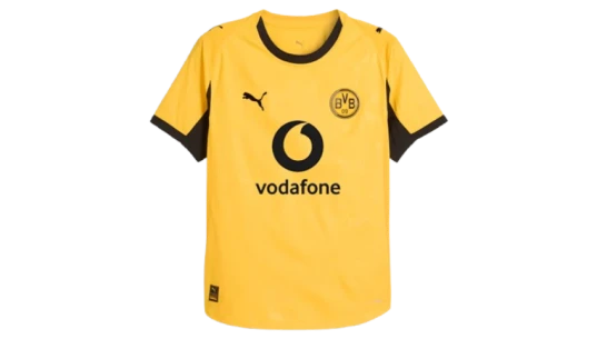 25/26 Authentic Cup Jersey Men - Black/Yellow