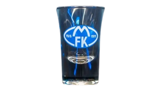 MFK Shot Glass - Clear/Blue