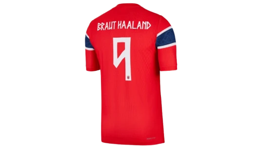 Erling Braut Haaland 2026 Match Home Jersey - Red/Blue/White