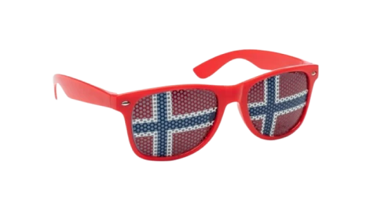 Norway Sunglasses - Red/Blue/White