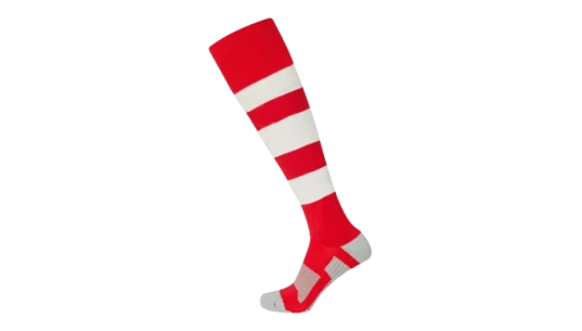 Retro Sock - Red/White