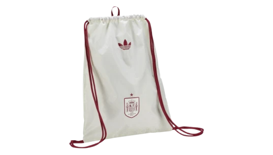 RFEF Drawstring Bag - White/Burgundy
