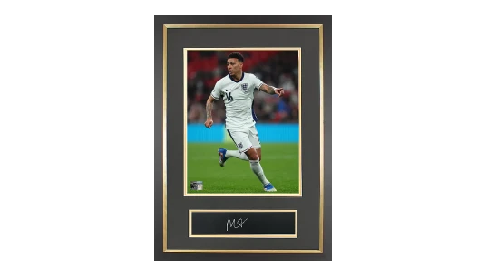 Morgan Rogers Official 2026 World Cup Signed Plaque & Photo Frame