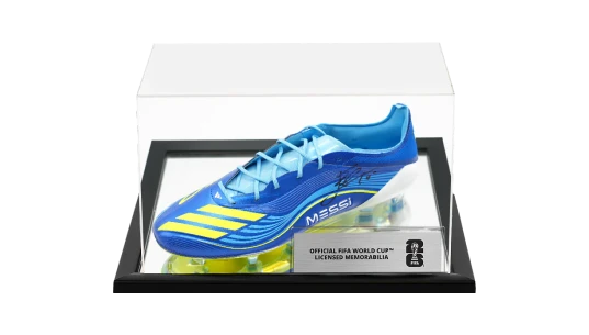 Lionel Messi Official 2026 World Cup Signed Adidas F50 Elite Boot In Acrylic Case