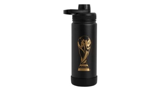 World Cup 2026 Trophy Water Bottle - Black/Gold