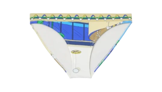 Printed Bikini Bottoms - Multicolor