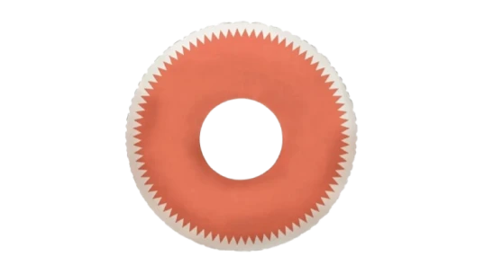 Spike-Print Pool Ring - Terracotta