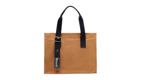 Bagmu Adjustable-Handle Patch Beach Bag - Mocha