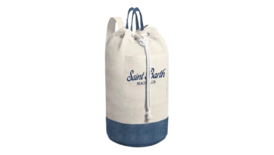 Beach Backpack - White/Blue