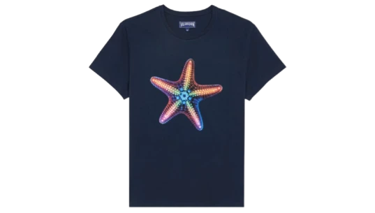 Disco Stars T-Shirt - Navy Blue/Multicolor