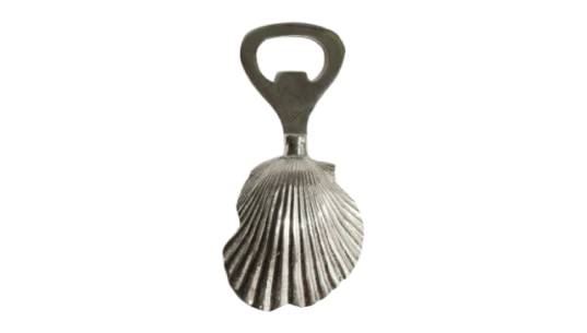 Shell Bottle Opener - Silver