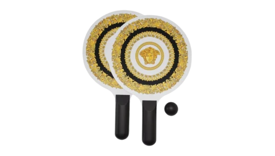 Crete de Fleur Beach Racket Set - Black/Gold