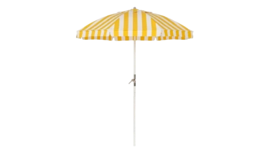 The Club Umbrella - Crew Mimosa Yellow Stripe