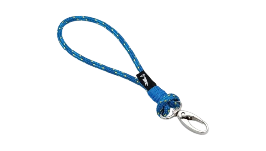 Nautical Braided Paracord Keychain - Blue