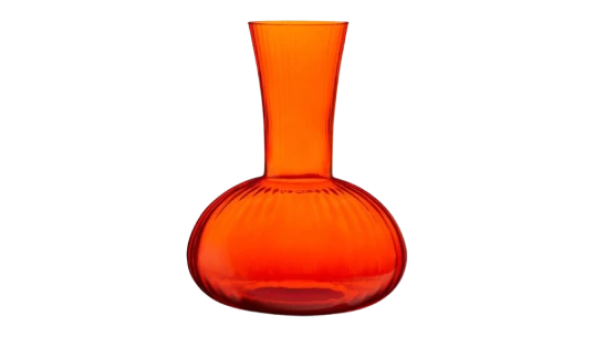 Murano Glass Wine Pitcher - Orange