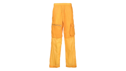 Pocket-Detail Trousers - Sunset Orange