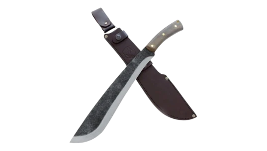 Survival Machete with Walnut Handle