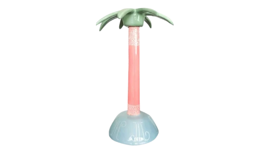 Crazy Coconut Candle Holder - Pink/Blue