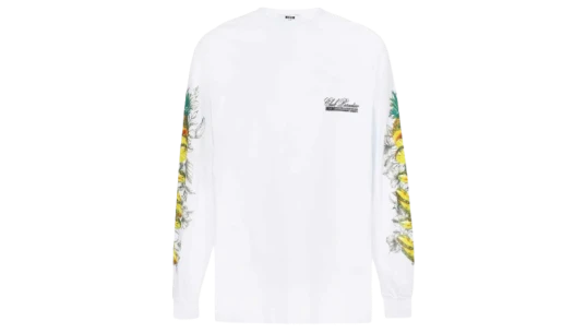 Long-Sleeve Fruit-Print T-Shirt - Multicolor