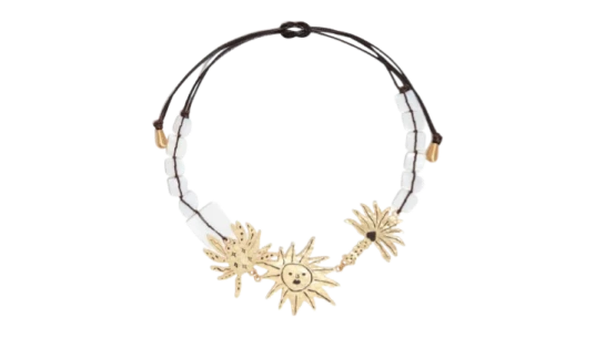 Sun Palm Necklace - Gold