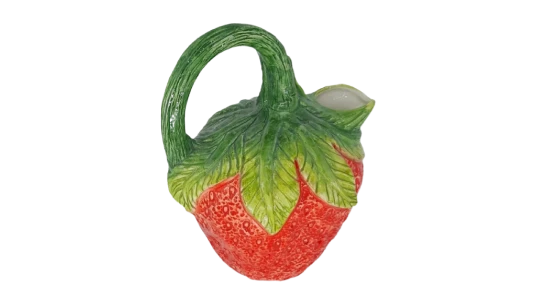 Fruit Porcelain Jug - Red/Green