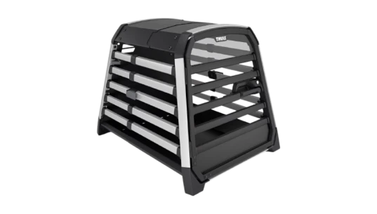 Allax M Car Dog Crate - Black