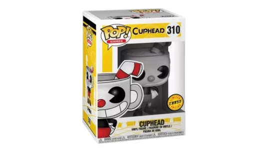 Cuphead Chase Black & White Vinyl Figure