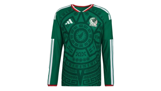 Mexico 2026 Home Long Sleeve Jersey - Green/Red/White