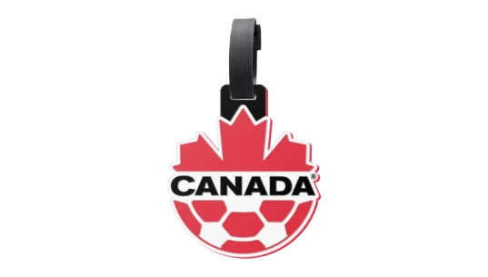 Canada Soccer Jumbo 4" Luggage Tag - Red/White