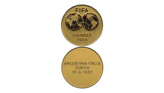 Match Football Argentina vs Italy 10.6.1987