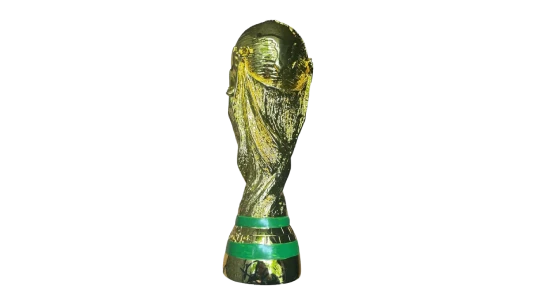 Ronaldhino Signed World Cup Trophy