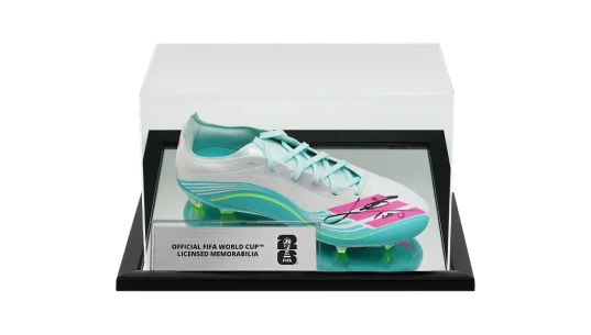 Lionel Messi Official 2026 World Cup Signed F50 Boot In Acrylic Case