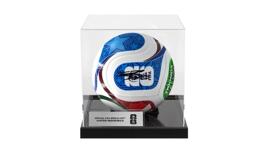 Antoine Semenyo Official World Cup 2026 Signed Trionda Football In Acrylic Case