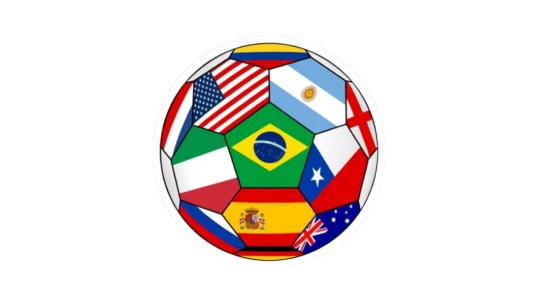 Soccer Ball With Various Flags Sticker