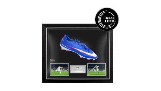 Federico Valverde Signed Vapor Boot In Bubble Frame: Option 1
