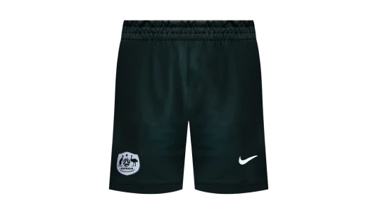 Australia 25/26 Nike Home Shorts - Dark Green/White