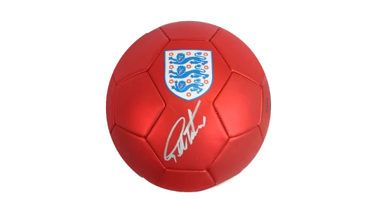 Geoff Hurst Signed Modern England Football