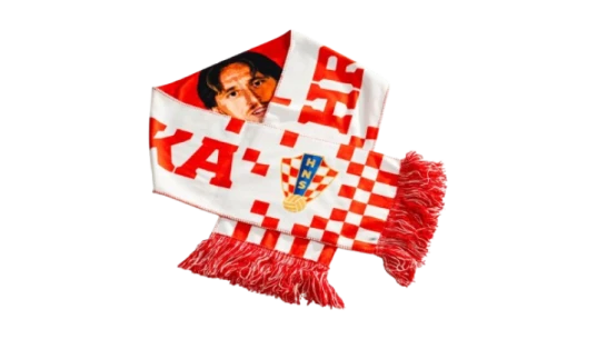 Scarf Modrić Home - Red/White