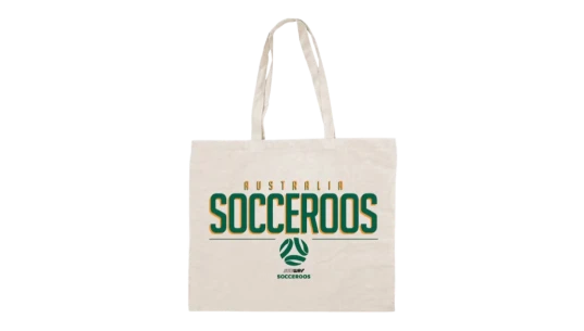 Australia Socceroos Canvas Tote Bag - White/Green