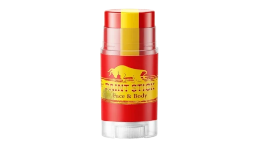 Fan Face Paint Stick - Red/Yellow