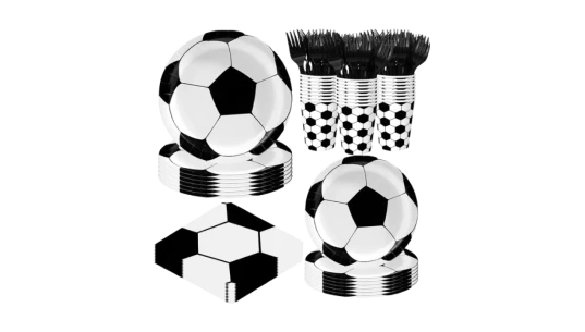 Soccer Party Supplies Set