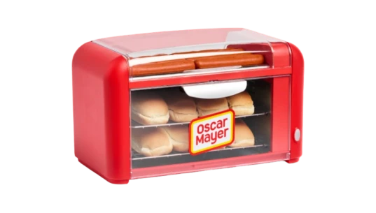 Hot Dog Roller & Bun Warmer - Red