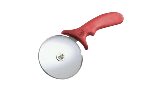 4" Red Plastic Handle Pizza Cutter