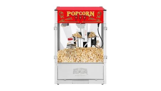 Vintage Style Popcorn Machine 453g Countertop Popper